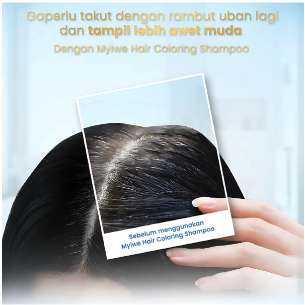 Aestika Marwa Indonesia MYIWE Hair Coloring Tube Dark Brown