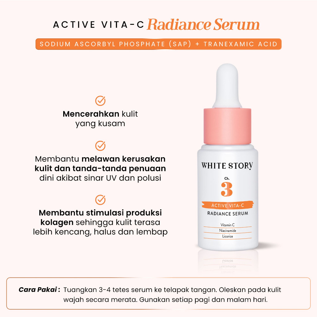 Natura Deca Kosmetika White Story Active Vita-C Radiance Serum