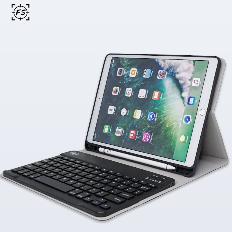 FS Smart Cover Case Keyboard for iPad Series 4
