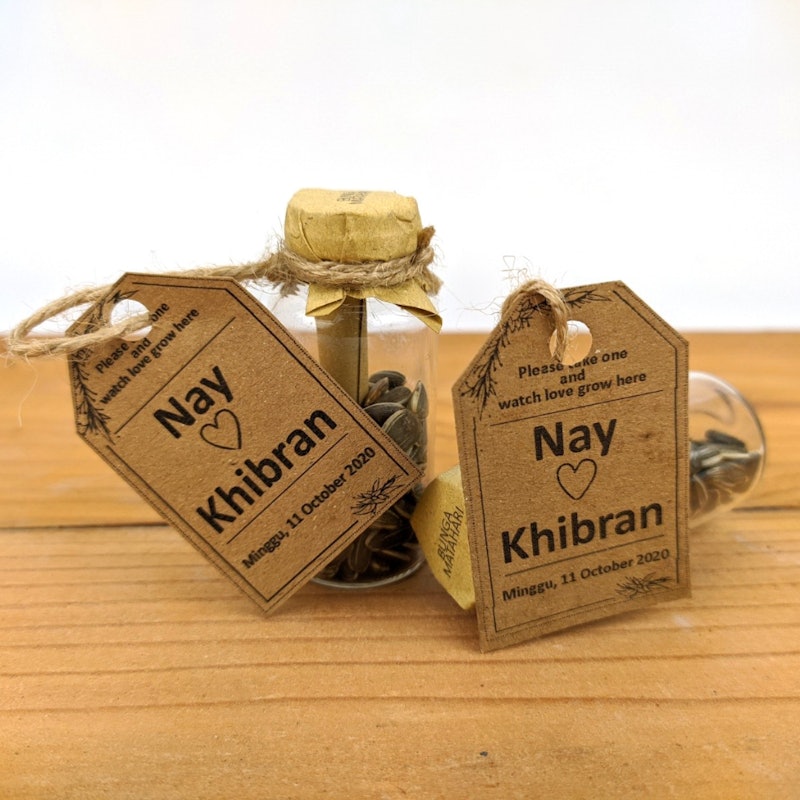 Souvenir Benih Bibit Tanaman Botol Vial 3