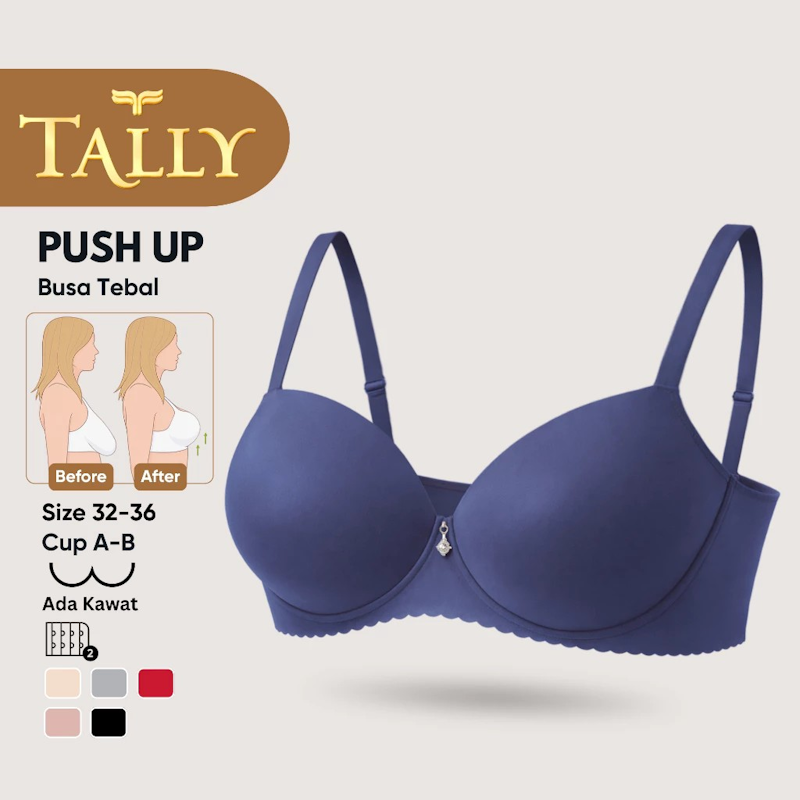 TALLY Bra Kawat Push Up Busa Tebal 5