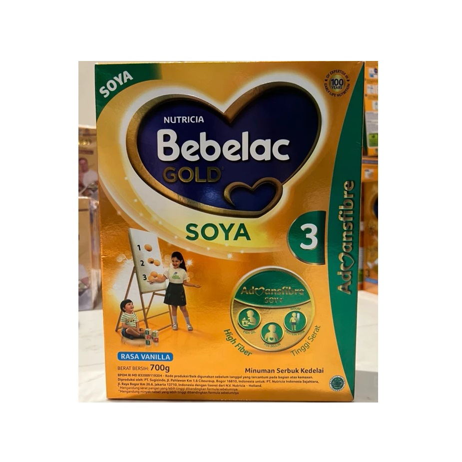 Nutricia Indonesia Sejahtera Bebelac Gold Soya 3 Vanila