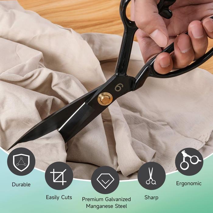 JLD Tailor Scissor Baja Galvanis Mangan 10 inch 1457-10 