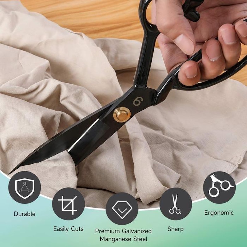 JLD Tailor Scissor Baja Galvanis Mangan 10 inch 5