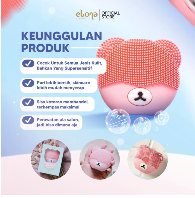  Elona Gummi Sonic Cleansing Brush
