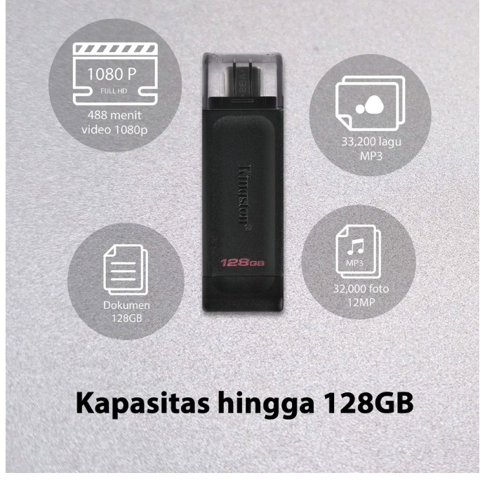 Kingston Technology Kingston® DataTraveler® 70 128GB DT70