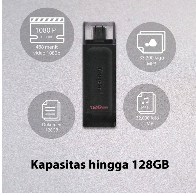 Kingston® DataTraveler® 70 128GB 3