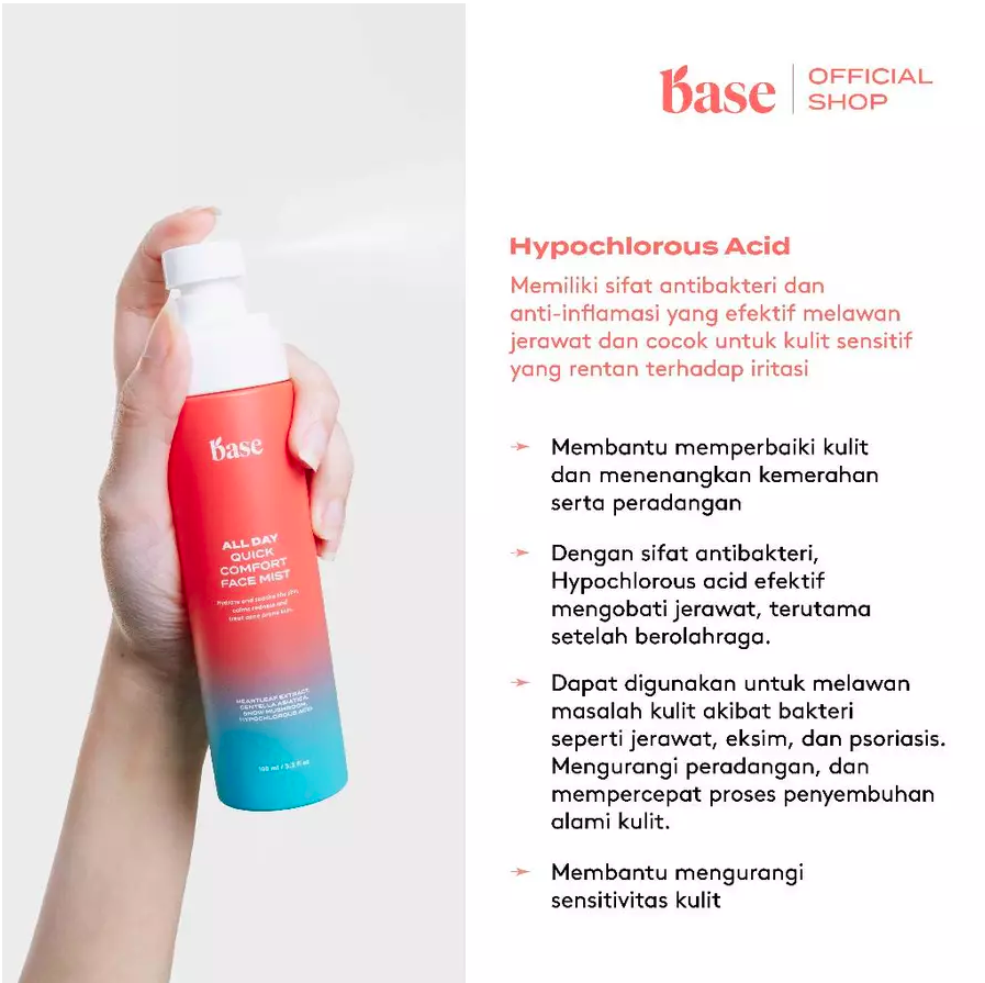 Base Skincare Base All Day Quick Comfort Face Mist