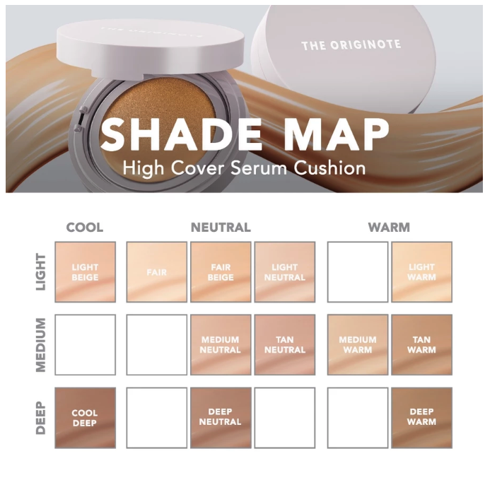 The Originote The Originote High Cover Serum Cushion Medium Warm