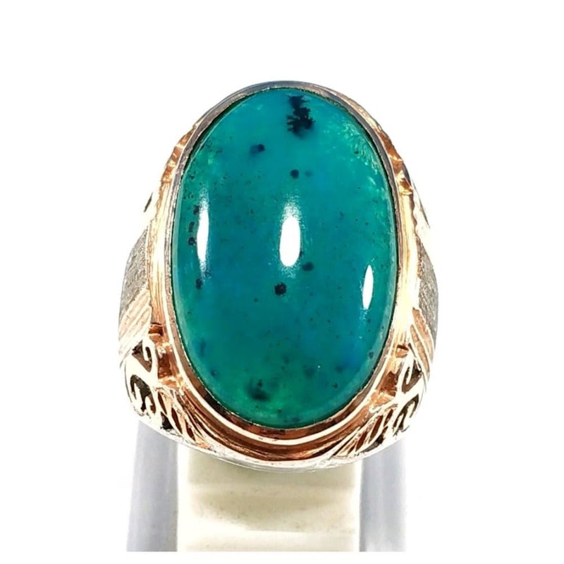Cincin Natural Bacan Doko Hijau Totol