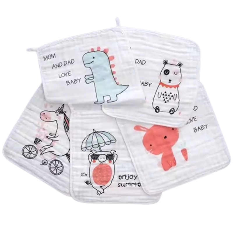 Washcloth Cotton Muslin