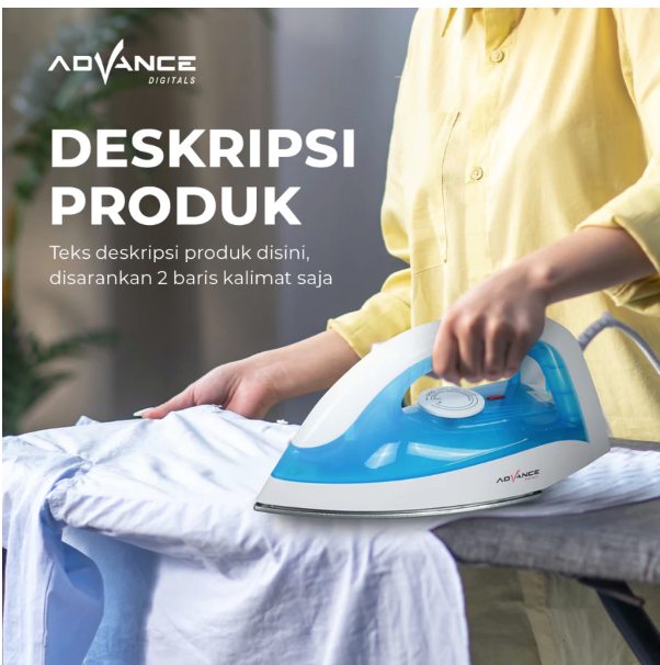 Advance Digitals Advance Setrika Listrik Anti Lengket  STK-500