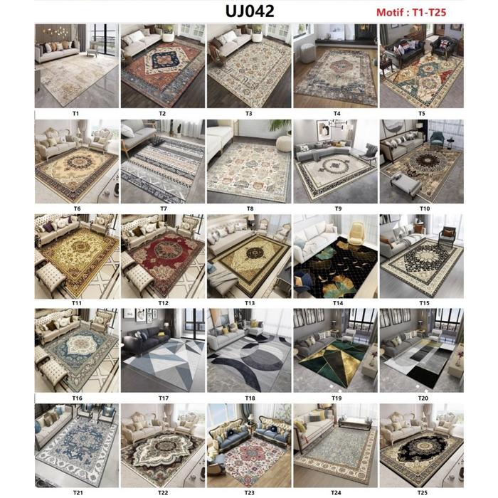  Karpet Lantai Eropa Style UJ042