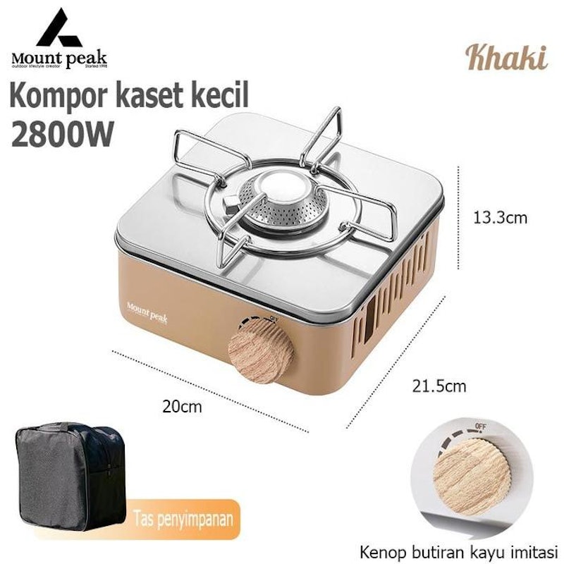 Mount Peak Cassette Stove Camping Outdoor 3