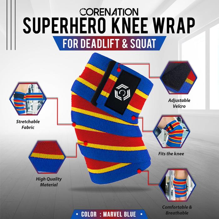 CoreNation Super Hero Knee Wrap 2