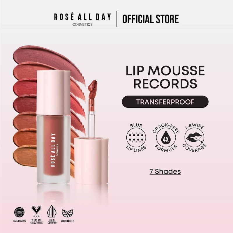 Rosé All Day Lip Mousse Records Sunset Tunes 5