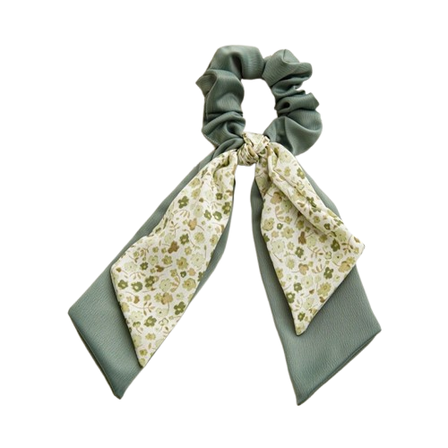 Town Shell Fonny Korean Satin Ribbon Scrunchy