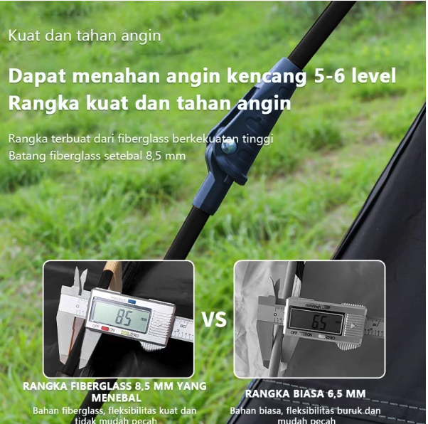  Keephike Tenda Atap Ruang Besar 6-8 Orang