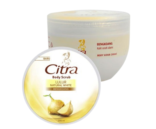 Unilever Citra Body Scrub Lulur Natural White Bengkoang