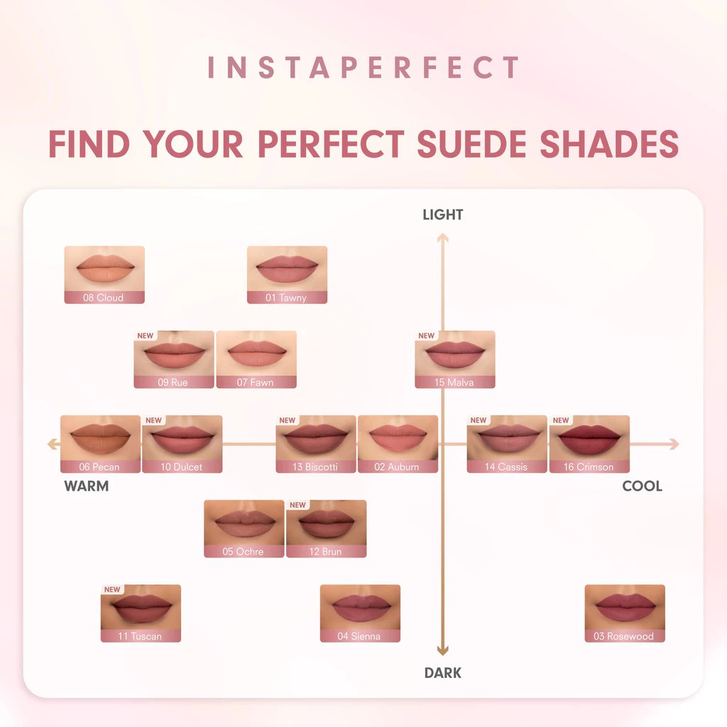 Paragon Technology and Innovation Wardah Instaperfect Suede Lip Matte Auburn