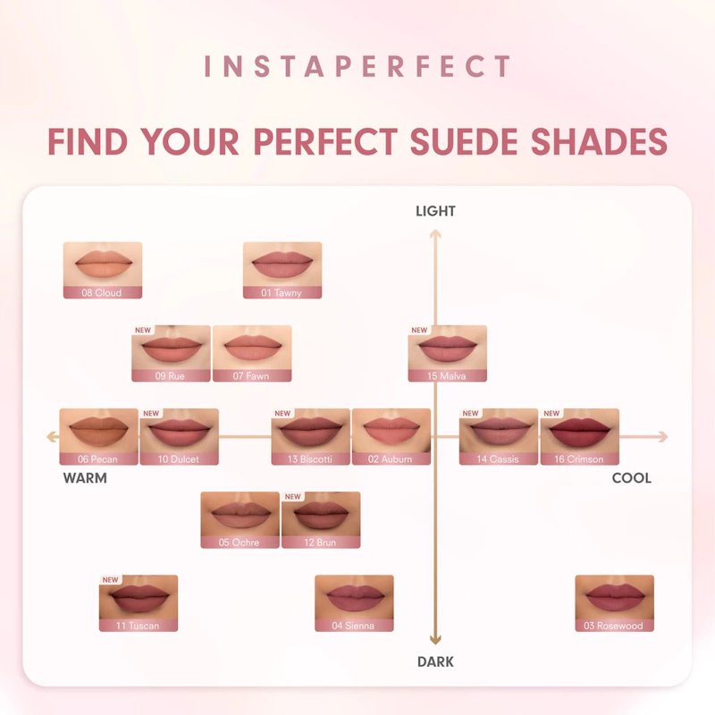 Instaperfect Suede Lip Matte Auburn 5