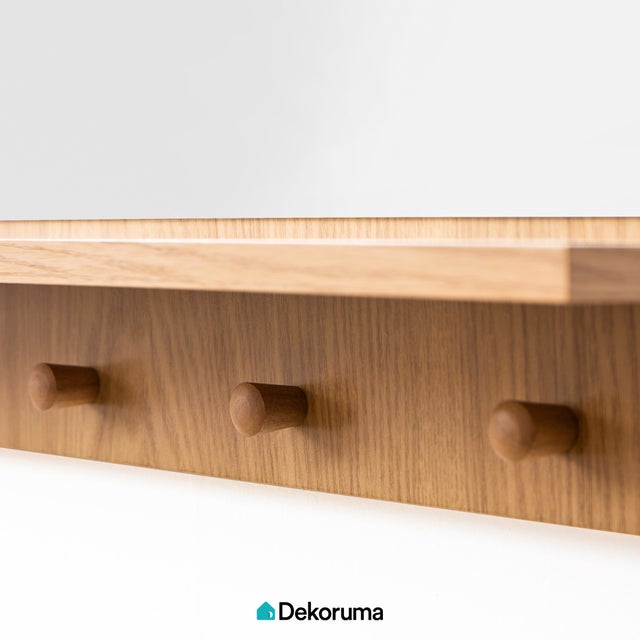 Heim Studio Dekoruma Kato Halfmoon Mirror dengan Ambalan