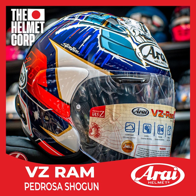 Arai VZ-RAM Pedrosa Shogun 4