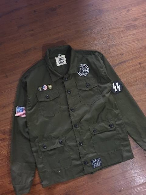 Field Jacket Semi Parka Pria Vintage Biker Army 5