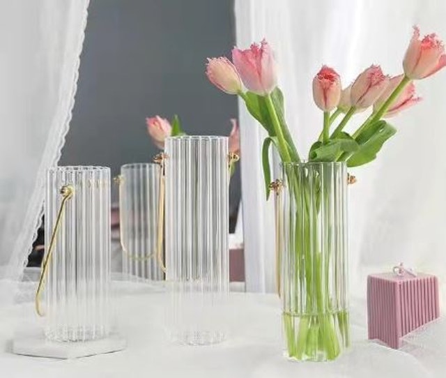 Aesthetic Glass Flower Vase