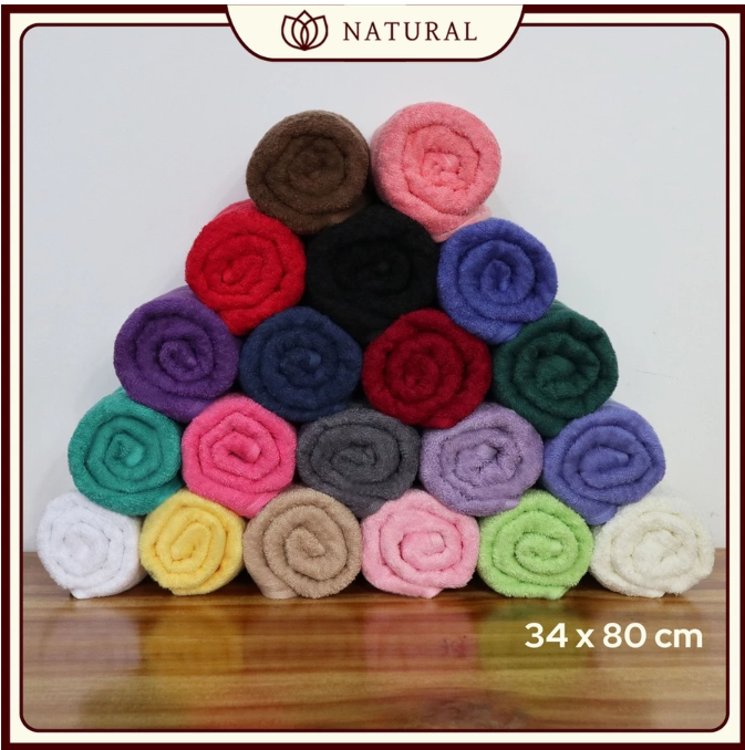 Handuk Sport Natural by Chalmer 34 x 80 cm 3