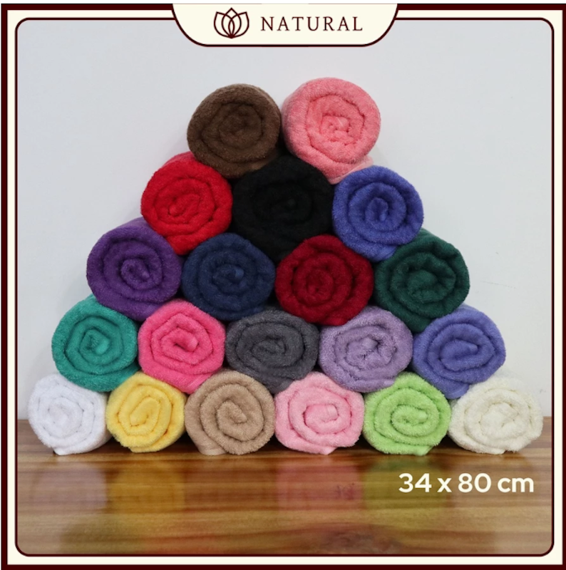 Handuk Sport Natural by Chalmer 34 x 80 cm 3