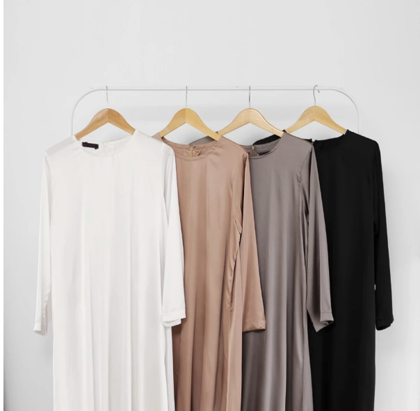 Bigissimo Bigissimo Eid Raya Series Petunia Royal Silk Basic Dress