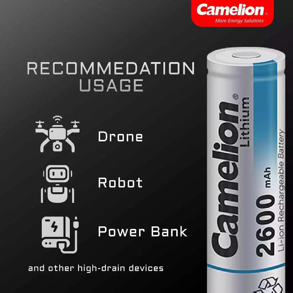 Camelion Li-ion Rechargeable Battery 2600mAh