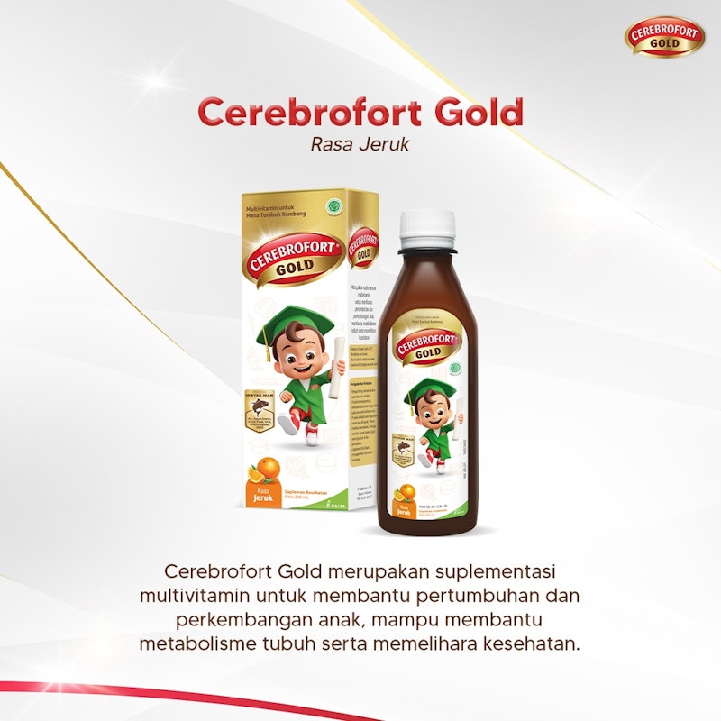 Cerebrofort Gold Rasa Jeruk