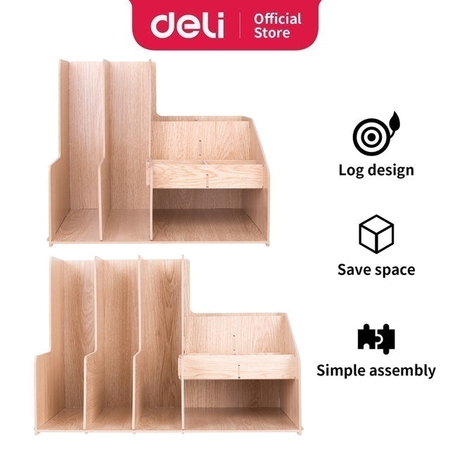 Deli Rak Kayu Multifungsi