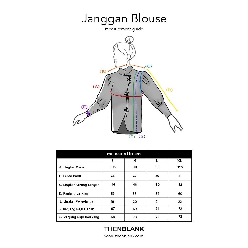 Thenblank Kreasi Indonesia THENBLANK Janggan Blouse