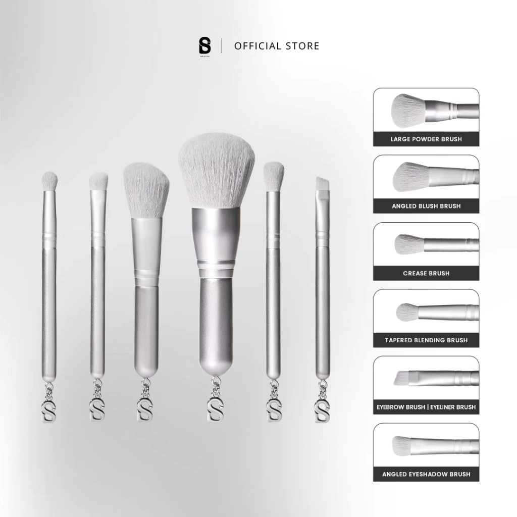 Buttonscarves Beauty On The Go Brush Set