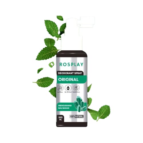 Rosplay Natural Deodorant Spray Tawas Original