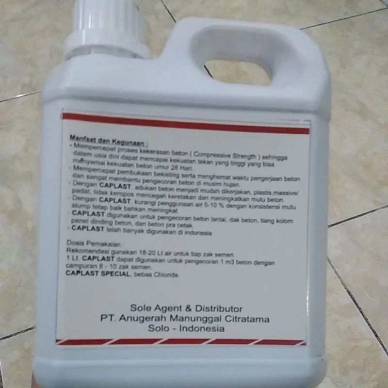  Amca Caplast Special Bahan untuk Mempercepat Kekerasan Beton
