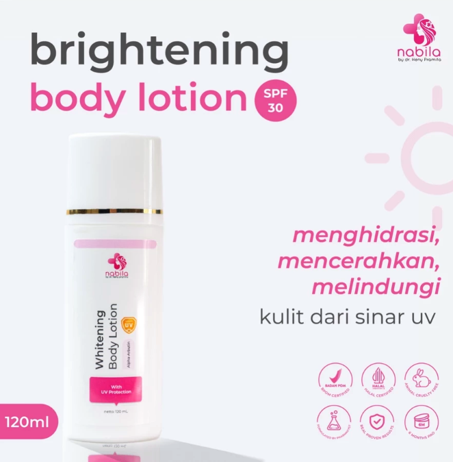 Derma Beauty Indonesia Nabila by dr. Heny Pramita Whitening Body Lotion