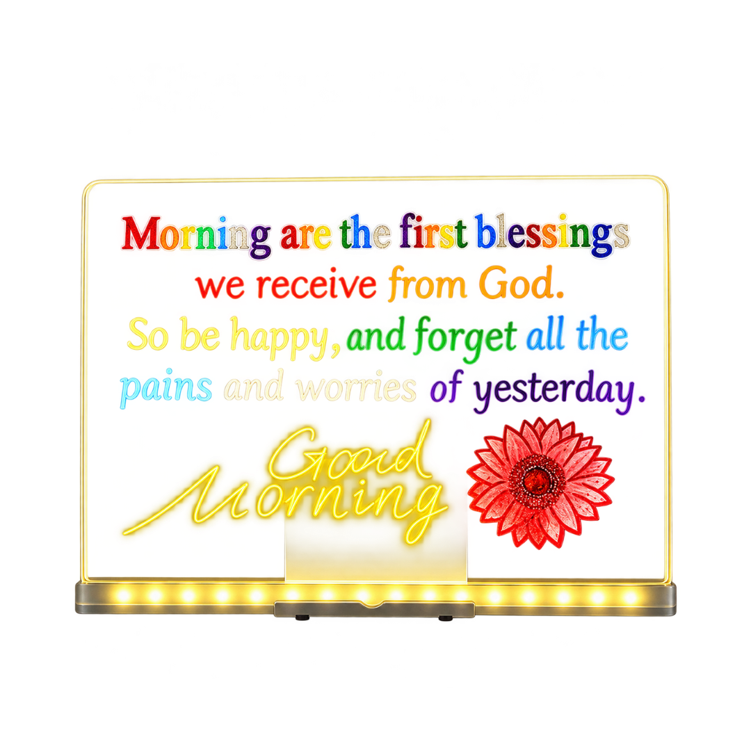 Acrylic Note Board LED 1