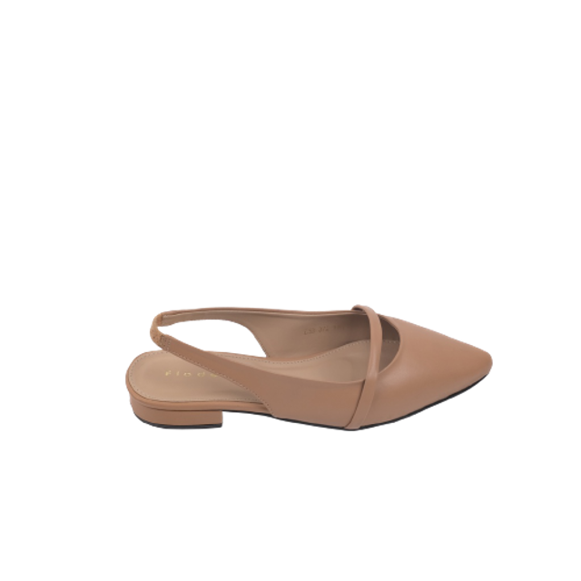 Fladeo B22 Sepatu Flat Sling Back Wanita LSB372-2WH