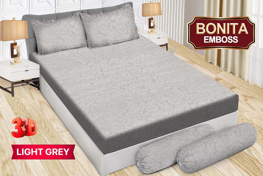 Bonita Emboss Light Grey