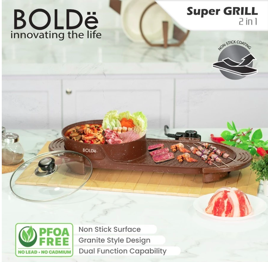 BOLDe Super Electric Grill 2in1 3