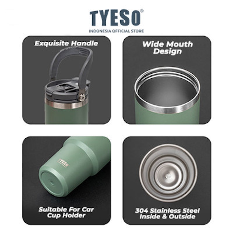 Tyeso® Tumbler Coffee Mug 600 ml 5