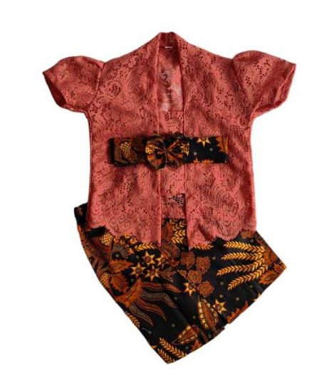 Kebaya Bayi Kutubaru Rok Span Panjang 