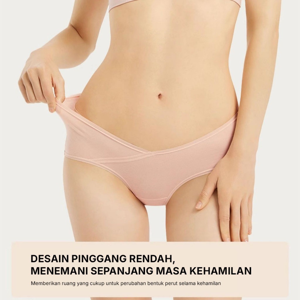 Biyue Beijing Technology Ubras Maternity Low Waist Triangle V Panty
