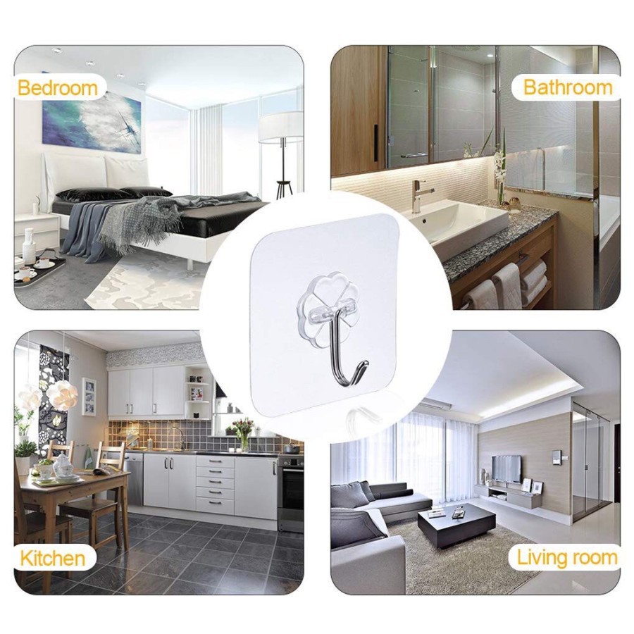  Magic Hook Gantungan Baju Tempel Kait