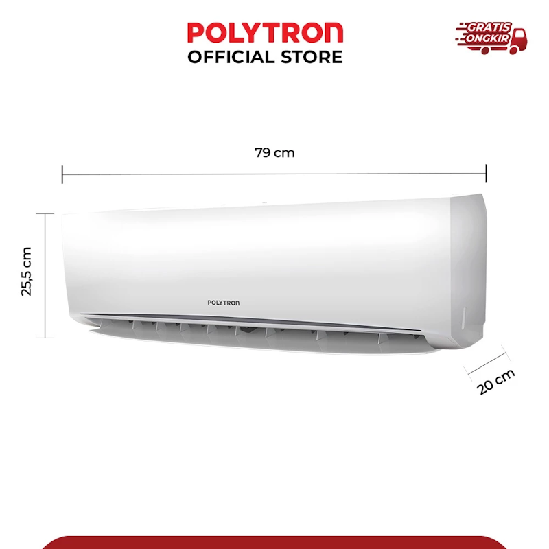 Polytron AC Split Standard Deluxe 2 3/4 PK PAC 07VH