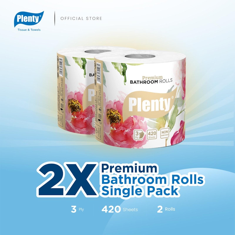 Plenty® Bathroom Tissue Premium Single Pack 4